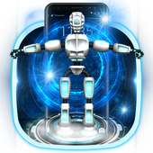 3D Future Robot Lock Screen Theme on 9Apps