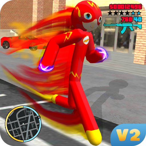 Speed Stickman Rope Hero 3 icon