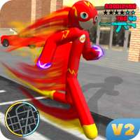 Speed Stickman Rope Hero 3