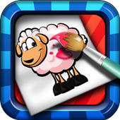 Coloring Game - Farm Animals icon
