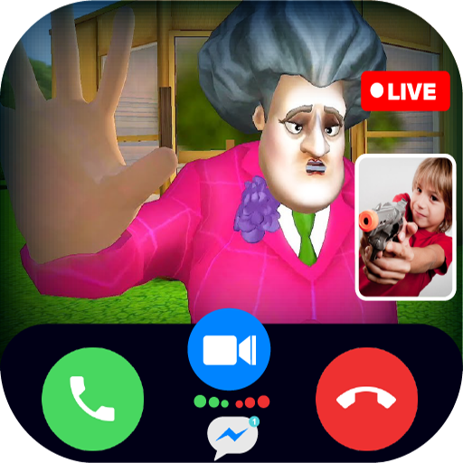 Scary Techer 📱 Video Call   Chat &amp; talk icon