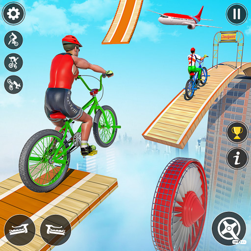 Crazy BMX Cycle Racing Game 3d أيقونة