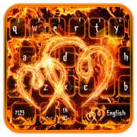 Flaming Heart Keyboard on 9Apps