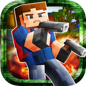 Just Cubes Craft Attack FPS иконка