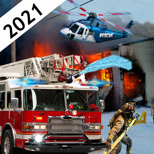 Real Fire Fighter Truck Driving :Emergency Game icon