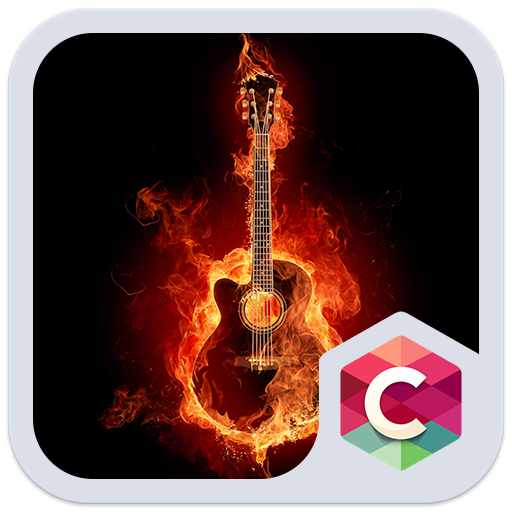 Fire Guitar Theme HD icon