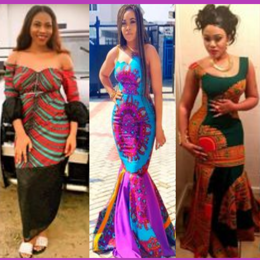 Robe de mode africaine icon