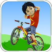 Bike Race in City icon