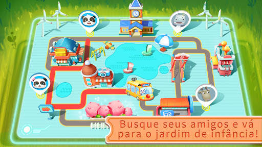 Ônibus escolar do Bebê Panda screenshot 2