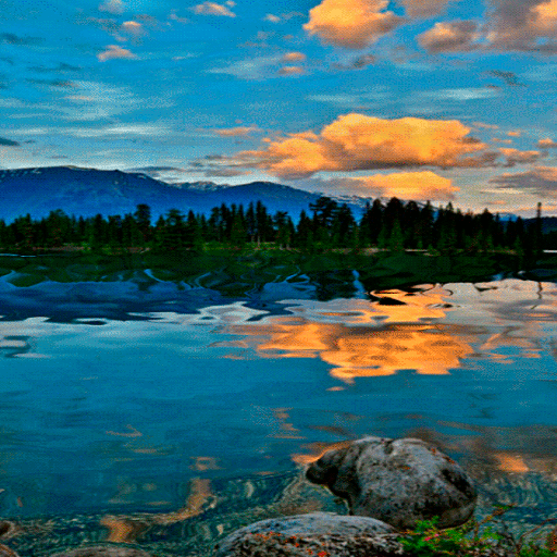 Cloudy River Live Wallpaper icon