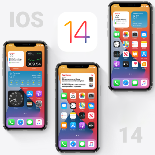 Launcher iphone 12 for android ios 14 | 2021 आइकन