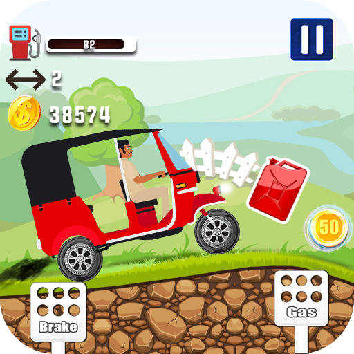 Mountain Tuk Tuk Rickshaw Driver - 2D Racing 2020 icon