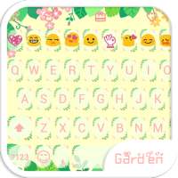 Spring Garden Emoji Keyboard on 9Apps