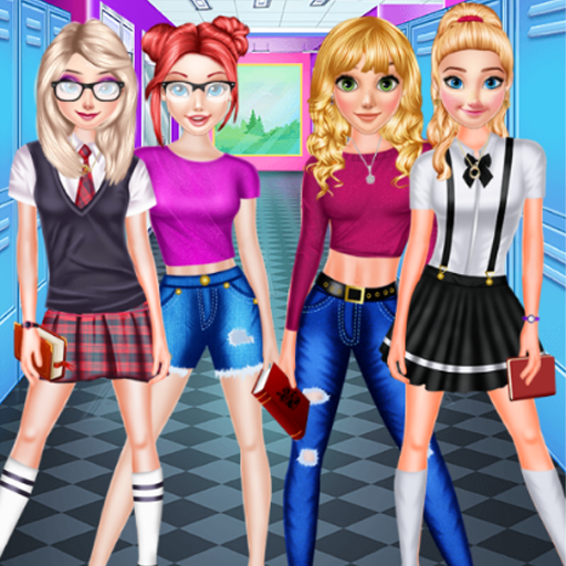 College Girls Team Dress Up icon