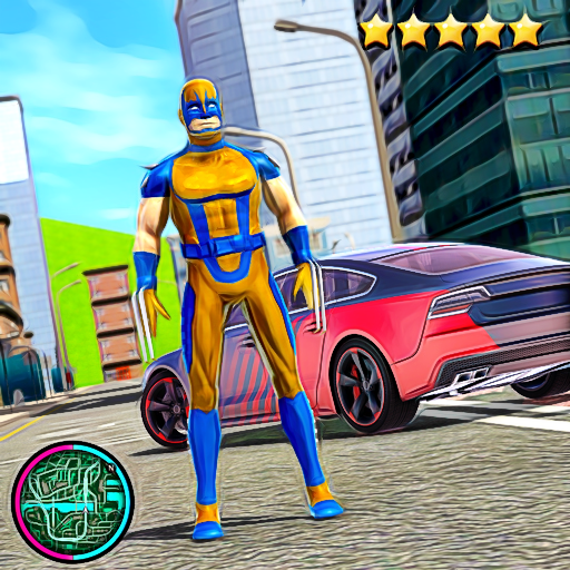 Grand City Rope Hero - Crime City Battle Game icon