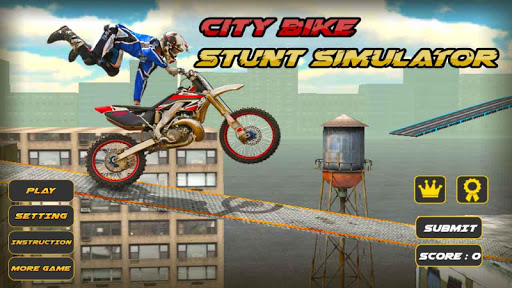 City Bike Stunt Simulator screenshot 1