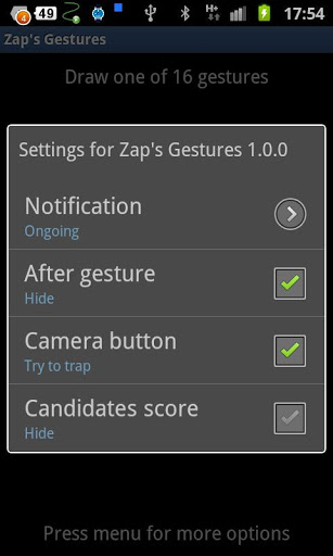 Zap's Gestures screenshot 7