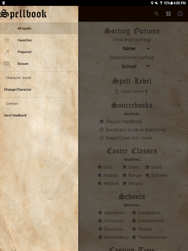 D&D Spellbook 5e screenshot 12