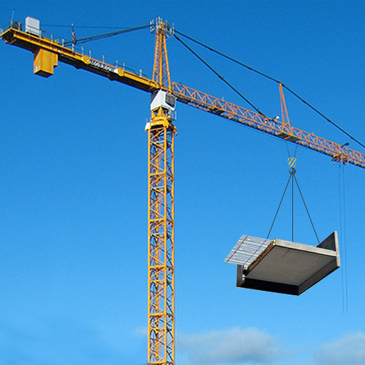 River Bridge Road Construction; Tower Crane Sim icon