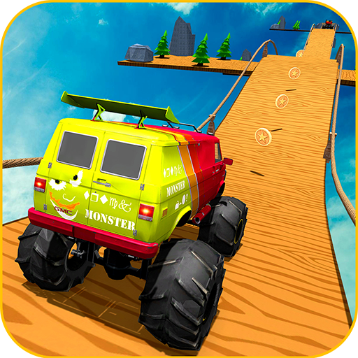 Uphill Monster Truck Mountain Climb: Stunt icon