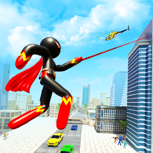 Stickman Spider Rope Hero Gangstar Crime icon