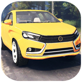 Lada Vesta Traffic Police Game: Racing Simulator icon