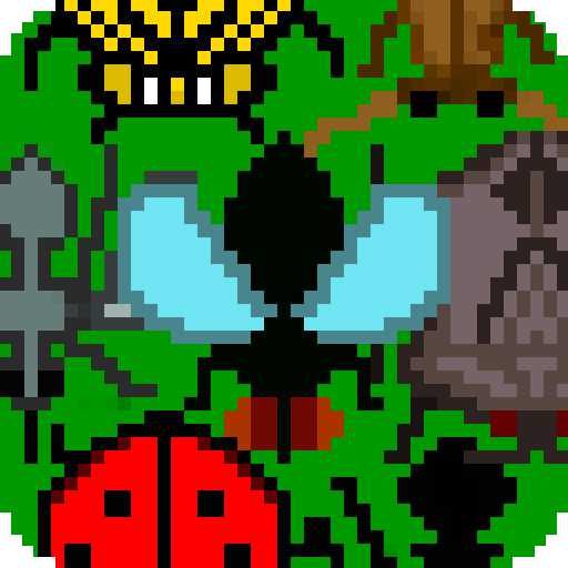Crush insect icon