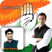 Rahul Gandhi Photo Frame Editor2019 Congress Photo icon