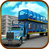 Car Transporter Trailer Truck icon