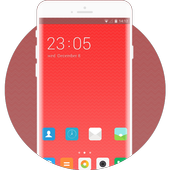 Theme for Xiaomi Mi Note 2 Red Wallpaper HD icon