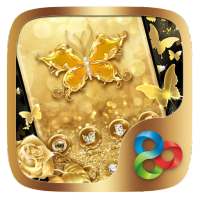 (FREE) Golden Butterfly GO Launcher Theme
