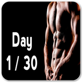 Abdominal muscles in 30 days icon