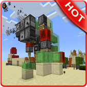 10 Pistons Creations Map MCPE icon