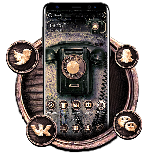 Vintage Telephone Launcher Theme icon
