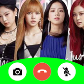 Black PinK Fake Call icon