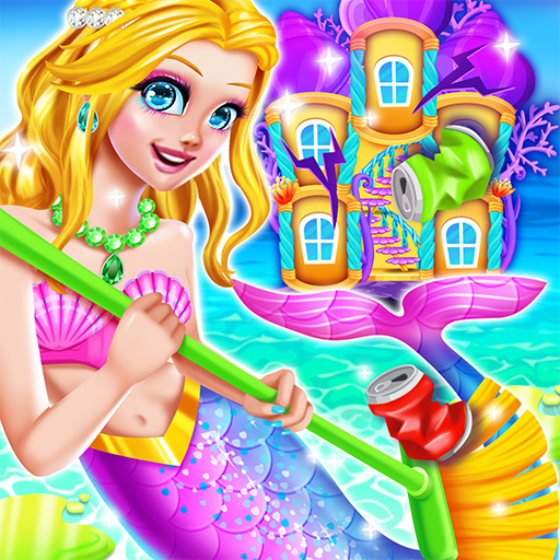 Mermaid Princess House Cleaning - Tidy Up Games icon