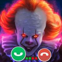 Creepy Pennywise video call bad killer clown prank
