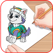 How to Draw Paw Patröle icon