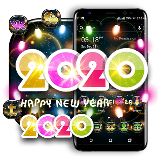 2020 New Year Launcher Theme icon