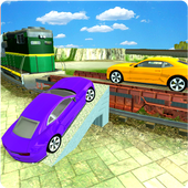 Crazy Train Car Cargo Duty Driver 3D Sim Game icon