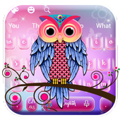 Cute Owl Keyboard icon