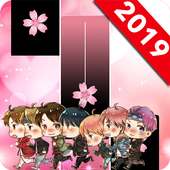 BTS Pink Piano Tiles