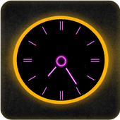 Neon Clock Live icon