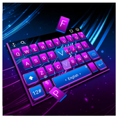 Classic Pink blue Light Keyboard Theme icon
