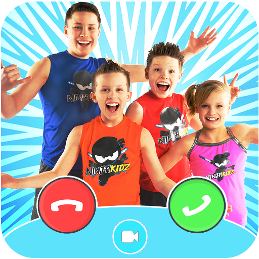 Ninja Kidz TV Game Fake Call &amp; Video icon