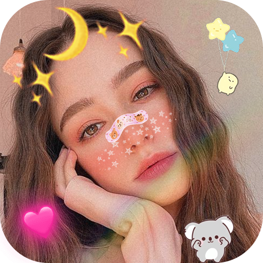 Live Face Sticker Sweet Camera &amp; Beauty Snap icon