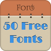 50 Fonts for Samsung Galaxy 4 icon