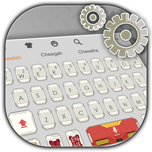 Cute Funny robot Keyboard theme icon