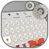 Cute Funny robot Keyboard theme