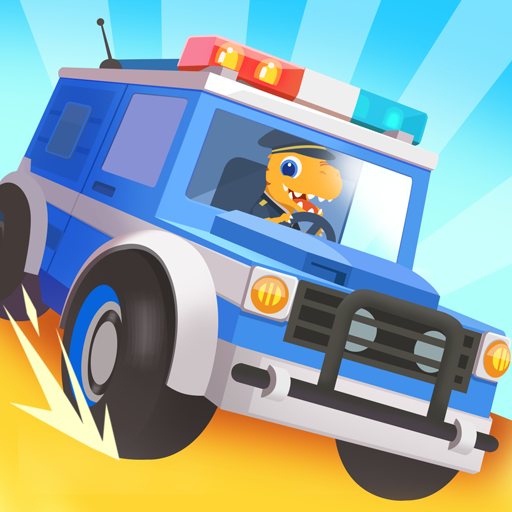 Dinosaur Police Car - for Kids icon